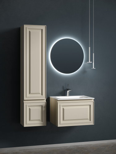 Тумба под раковину Sancos Very VR60CE 59х45х41 подвесная цвет бежевый - фото 3